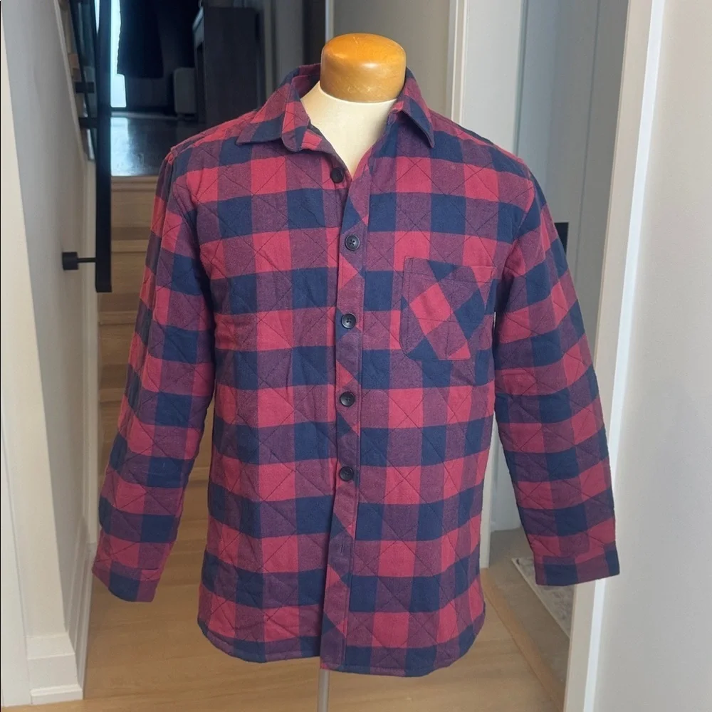 Rue Saint-Patrick Buffalo Plaid Quilted Jacket – Size M - Picture 1 of 7